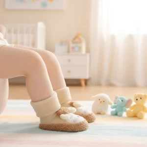 Baby Cotton Shoes Autumn Winter Soft Bottom Toddler 0-1 Years Old Newborn Girl’s Characters