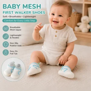 Baby First Walker Shoes Mesh Breathable Soft Sole Toddler Infant Anti slip Baby Shoes Custom Colors