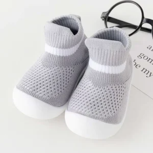 Baby First Walker Shoes Non Slip Soft Sole for Confident Indoor Exploration with Skid Resistant Indoor Grip