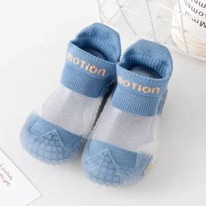 Baby First Walking Shoes Boys Girls Non-Slip Soft Sole Pre-Walker Breathable Mesh Infant Toddler Indoor Outdoor Lightweight