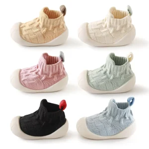Baby Floor Socks Spring Autumn New Soft Sole Cool-Resistant Pre-Walk Anti-Slip Solid Color Neutral Toddler Shoes