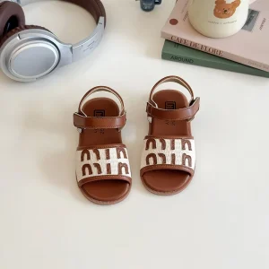 Baby Girls Sandals Summer Fashion Shoes Soft Sole Outdoor Sandals Children’s Open Toe Beach Sandals Kids