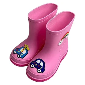 Baby Kids Waterproof Rainboots for Sale PVC Shoes Custom Safety Rain Boots for Children Children Slipper