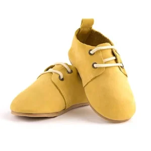 Baby Oxford Shoes Soft Leather Kids Toddler Shoes Rubber Sole Kids Shoes
