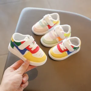 Baby Shoes 0-3 Baby Shoes Toddler Girls Boys Sports Shoes for Children Girls Baby Leather Flats Kids Sneakers Infant Soft Shoes