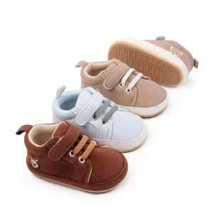 Baby Shoes Animal Embroidery Simple Design Baby Infant Boys Casual Shoes