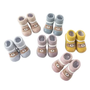Baby Shoes Infant Toddler Shoes Autumn and Winter Soft Bottom Thickened Warm Non-slip Shoes 0-3 Years Old