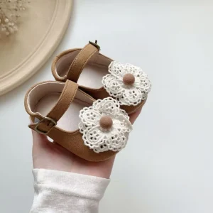 Baby Shoes Soft Bottom Flower Boys Girls Shoes Infant Walking Shoes