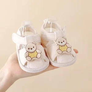 Baby Shoes Soft PVC Outsole Summer & Autumn Cloth Shoes for Boys and Girls Non slip Breathable First walking Shoes for Toddlers