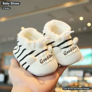 Baby Shoes Spring Autumn Slip on Toddler Shoes with Breathable Fabric and Soft Soles for Boys and Girls (0 12 Months)