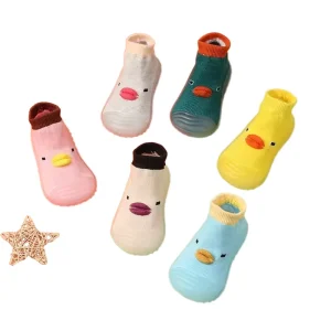 Baby Sock Shoes Environmental Soft Sole Anti Slip Baby Sock Shoes Indoor Candy Color Toddler Walking Socks