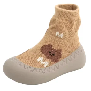 Baby Sock Shoes Toddler Cartoon Non-Skid Indoor Floor Slipper for Infant Boys Girls First Walking M3711