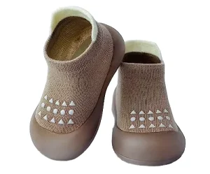 Baby Sock Shoes Toddler Non Slip Breathable Cotton Slippers Soft Sole Boys Girls Slip on Sneakers First Walking Shoes M3721