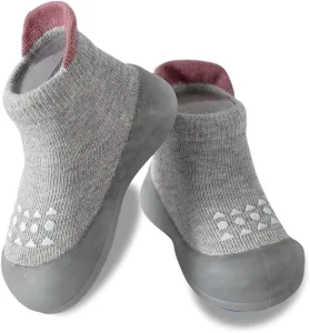 Baby Sock Shoes Toddler Walking Shoes Infant Non-Slip Slippers Soft Rubber Sole Sneakers for Baby Boys Girls