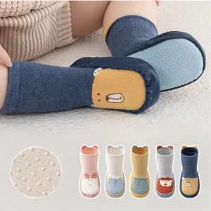 Baby Socks Cartoon Floor Socks Shoes Anti Slip Soft Sole Toddlers Indoor Socks Shoes