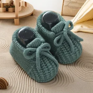 Baby Socks Shoes Soft Warm Non-slip Baby Toddler Shoes Hand-knitted Multi-color Newborn Knitted Shoes