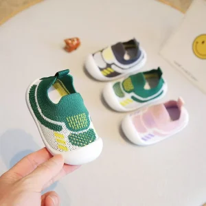 Baby Sport Walking Shoes for Spring Summer Winter Infant Boys Girls Breathable Mesh Soft PU Non Slip Heel Grip for Newborns