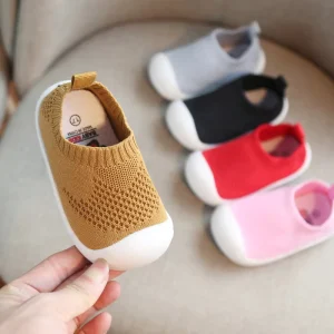 Baby Toddler First Walkers Shoes Girls Boys Casual Antiskid Mesh Shoes Soft Bottom Breathable Non slip Infant Kids Sneakers