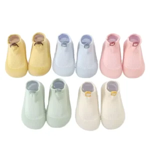 Baby Toddler Sock Shoes Non Skid Slipper Cotton Infant Boy Girl First Walking Shoes Soft Floor Slippers M3729