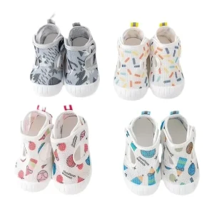Baby Toddler Sock Shoes Non Slip Soft Infant Toddler Walking Shoes Mesh Breathable Breathable Cotton Walking Shoes for Infant