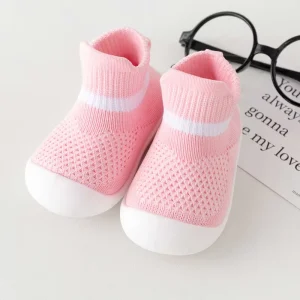 Baby Toddler Walking Shoes Anti Slip TPE Sole Non Slip Safety Design Basic Essential Style Suitable for Boys & Girls
