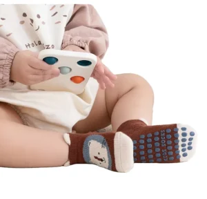 Baby Toddler for Girl Winter Knitted Casual Cotton Shoes Socks Soft Sole Non Slip Thick Sole Kids Socks Knitted Baby Socks