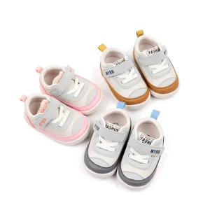 Baby Walking Shoes Girls Spring Autumn Soft Soled Footwear for 1 Year Versatile Casual Shoes for Boys