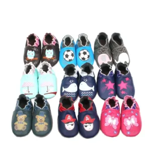 Babyhappy Fashion Anime Cartoon Infant Boy Girl Toddler Shoes Leather Soft Sole Prewalker Baby Casual Shoes Loafer