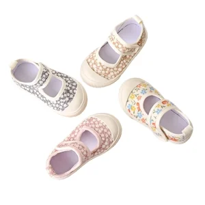 Babyhappy New Dress Kids Canvas Dress Shoes Breathable Unisex for School Travel Autumn Dress Shoes