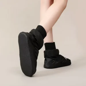 Ballet Dance Shoes Women Winter Boots Slippers Boys Shoes Winter Boots Warm Up Kids Boots Girls Winter Ballet Train Shoes