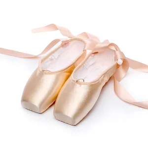 Ballet Shoes for Girls and Women Pointe Sneakers with Straps Satin Dance Shoes Flat Training Sneakers Big Kids Dance Shoes