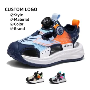 Baotou Summer New Boys’ Sandals Non Slip Breathable Beach Shoes for Students Directly Manufactured for Kids