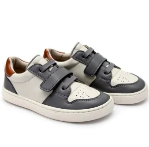 Barefoot Kids Shoes Comfortable Lace-Up Walking Shoes Breathable Leather Lining Rubber EVA Mesh Trendy Stylish for Outdoor