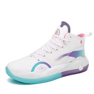 Basketball Shoe Cushioned Breathable and Non-slip Adult Basketball Shoe for Kids