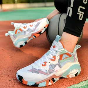 Basketball Shoes Shock-absorbing Anti-slip Wear-resistant Outdoor Sports Shoes Men’s Professional Basketball Shoes