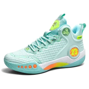 Basketball Shoes for Big Kids Adult Anti Slip Cushioning Sneakers