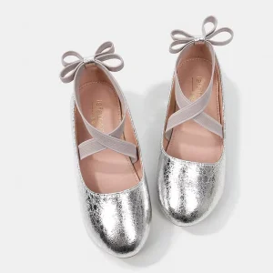 Beautiful PU Leather Kids Girls Princess Ballet Shoes Flatted Light Dance Dress Party Children Girls Shoes