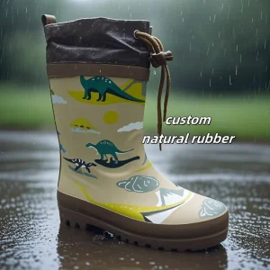 Best Selling Lightweight Kids Rain Boots Waterproof Fabric with Skid Resistant Design for Winter Summer Autumn Seasons