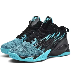 Big Size Breathable Mesh Zapatos Sneaker Unisex Fashion Basketball Shoes Men for Children