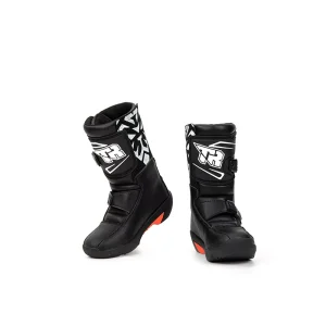 Black Motocross Riding Boots for Kids 2 10 Years Old Boys Girls for Road Downhill MTB ATV F1 Racing for Summer Spring Autumn