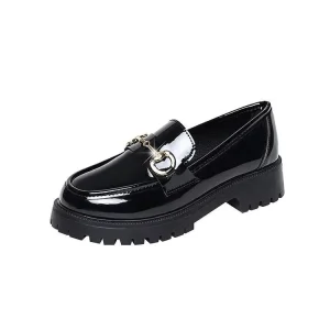 Black Pu Leather Kids Children School Student Shoes Girl Boys Shoes Children’s Formal Shoes