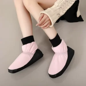 Bootie Ballet Warm Up for Women Made in China Winter Boots Kids Boots Girls Winter Ballet Warm Dance Boots Men Shoes