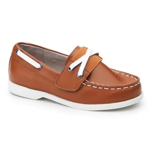 Boy Brown Leather Rubber Sole Casual Shoes