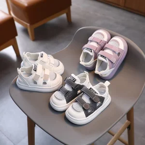 Boy Girl Mesh Casual Sneakers Breathable Sports Shoe Lightweight Kids Sneaker Running Shoes Soft Sole Fashion Children Shoes