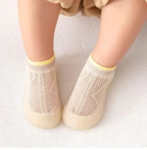 Boy Girl Non-Skid Indoor Infant Walking Shoes Breathable Sock Memory Sole Protect Toes Outdoor Sneakers