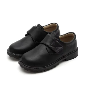 Boy Shoes PU Leather Shoe Black Leather Performance English Wind Dress Performance Students PU Leather Shoe
