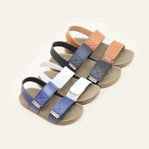 Boy Shoes Stock Summer Kids Shoes Trendy Boys Sandals Soft Soles Comfortable Anti-slip Handmade Flats
