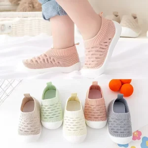 Boys Baby Walking Shoes Anti-Collision Soft Sole First Walkers for Toddlers 1-3T