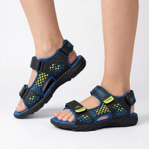 Boys Black Blue Sports Sandals Kids Outdoor Athletic Sandals Breathable Summer Casual Shoes