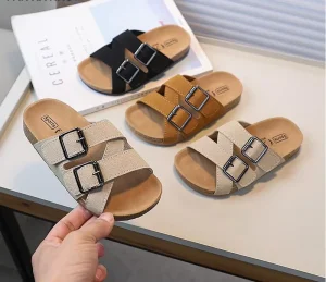 Boys Cork Cool Summer Sandals New Indoor and Outdoor Indoor and Outdoor in a Word